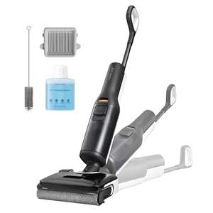 roborock F25 LT aspirateur Laveur 20 000 Pa, Auto-Nettoyage à 90 °C, séchage Rapide, inclinable à 180°, Nettoyage Bord à Bord pour sols durs.