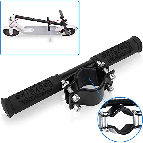Guidon de Enfant Scooter Électrique,Guidons pour Scooter Électrique Accoudoir de sécurité réglable et Antidérapant Poignée de sécurité en Acier Inoxydable pour xiaomi Mijia M365 (Noir) - Image 6