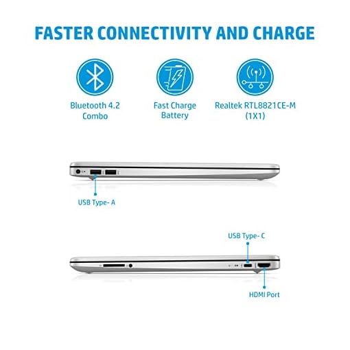 HP Laptop 15s, AMD Ryzen 3 5300U, 15.6-inch (39.6 cm), FHD, 8GB DDR4, 512GB SSD, AMD Radeon Graphics, Thin & Light, Dual Speakers (Win 11, MSO 2019, Silver, 1.69 kg), eq2143AU/eq2212au - Image 8