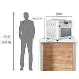 Equator Countertop 5-in-1 Air Fryer+Convection+Pizza+Grill+Dehydrator Stainless