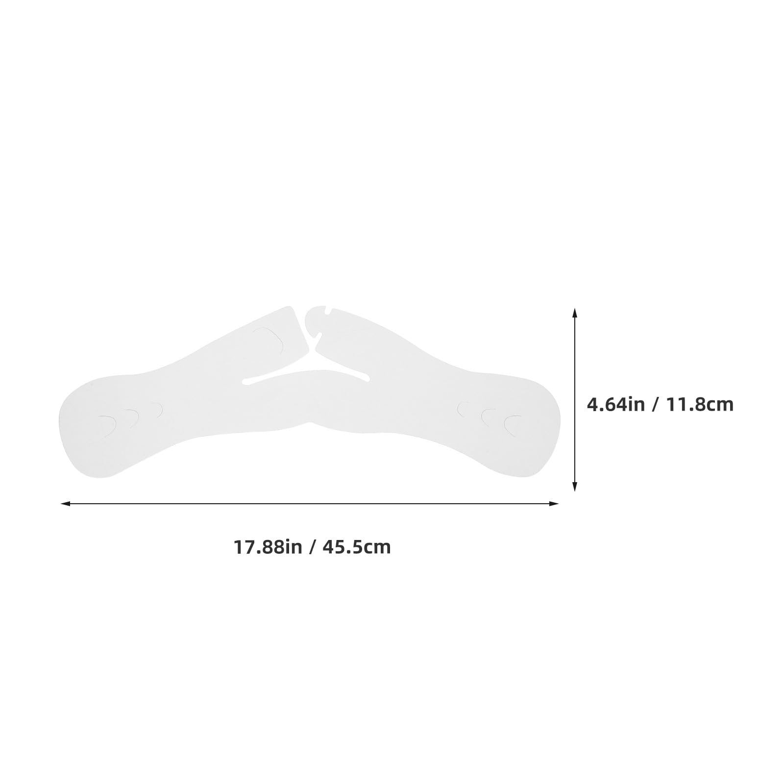 Percha de Hombro para Ropa 50 Piezas de Papel Blanco