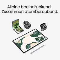 Samsung Galaxy Tab S10+ AI Tablet, Android Tablet, 12 GB RAM, 512 GB Speicher, AMOLED-Display, Antireflexionsbeschichtung, Inkl. S Pen, WiFi, Platinum Silver+Keyboard Cover, Black – Ansicht 7