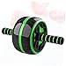 POPETPOP Abdomen Training Roller Thicken Wheel Mute Abdominal Wheel for Core Strengthening for All Fitness Levels Back Sides Workout for Home Fitness