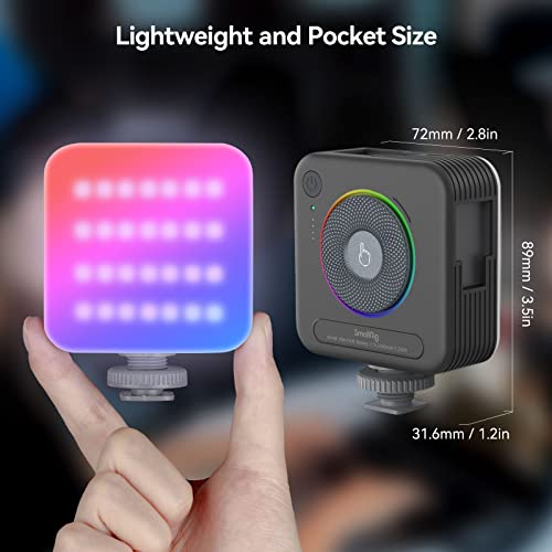 SmallRig P108 Mini RGB LED Video Light, Portable Camera Lights - image 8