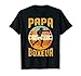 Homme Papa Boxeur Sport Boxing Fête Des Pères Boxe Homme Cadeau T-Shirt