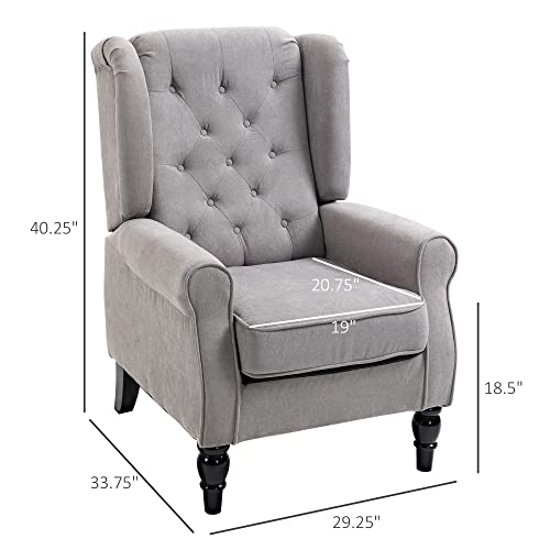 Sillón Acolchonado Gris miniatura 2