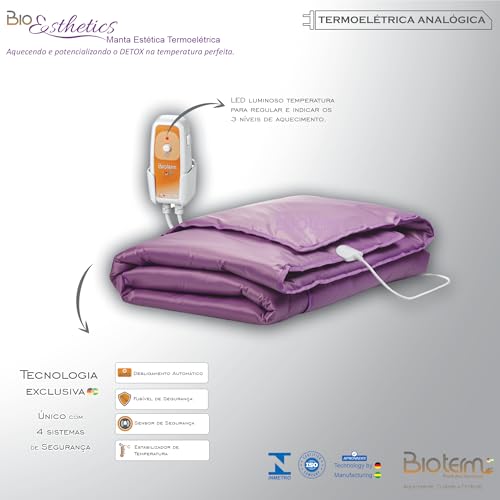 Manta Térmica Estética Analógica CORPO INTEIRO Bioterm - Certificação Inmetro e Iso9001