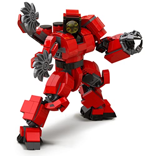 Locore Original Moc Mech Crimson Typhoon Building Blocks Robot Series Construction 465 Pcs #TOP3