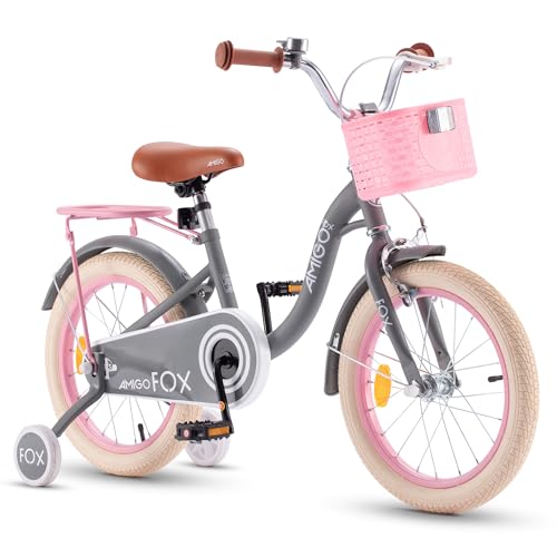 Image of Royalbaby Princess Girls Kids Bike 12 14 16 18 20 Inch Children Bicycle with Basket for Age 3-12 Years