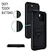 Spy-Fy iPhone 13 Case with Camera Covers Front and Rear | Protect Your iPhone and Privacy | 6-Foot Drop Proof | 6,1 Inch | Camera Protection by Valenta. Black
