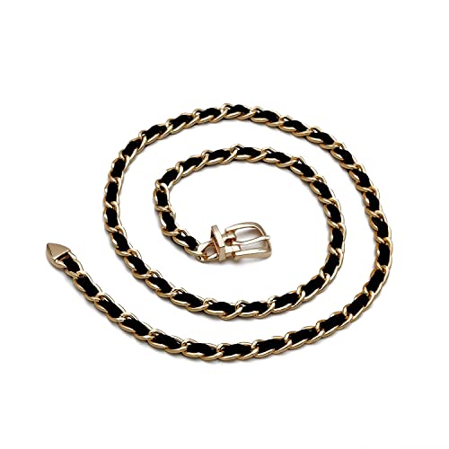 Image of VRITRAZ Women Metal Waist Chain Kamarbandh for Women & Girls | Stylish Belly Chain, Waist Belt Jewellery, Adjustable Chain Belt for Saree, Lehenga, Gown, Jeans | Ethnic & Western Fashion Accessory