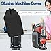 NUENSS-ROR Slushie Machine Cover for Ninja Slushie Machine Frozen Drink Maker, Heavy Duty Thickened Waterproof Slushie Machine Cover Case for Ninja FS301C/FS301 SLUSHi Frozen Drink Maker(Black)