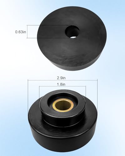 Image of Radiator Mounting Kit Polyurethane Fit for Peterbilt 377 379 385 386 387 | Replace 53D6 x4, 53D2 x4, for Model with Coolant Fill on Firewall