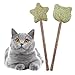 Catnip Catnip Sticks,Baton Chat,A Utiliser comme encas ou Jouet pour Le Chat, Jouet Chat Balle Jouets avec Bâton Jouets pour Chats Chaton Lécher Interactif Chat