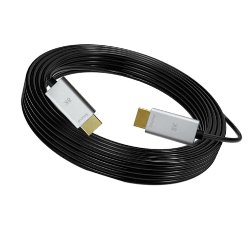 �t�@�C�o�[���w�� HDTV �P�[�u�� 8K 2.1 48Gbps �����R�[�h 8K @ 60Hz �v���W�F�N�^�[�p��^�f�B�X�v���C�A�N�Z�T���[�������x