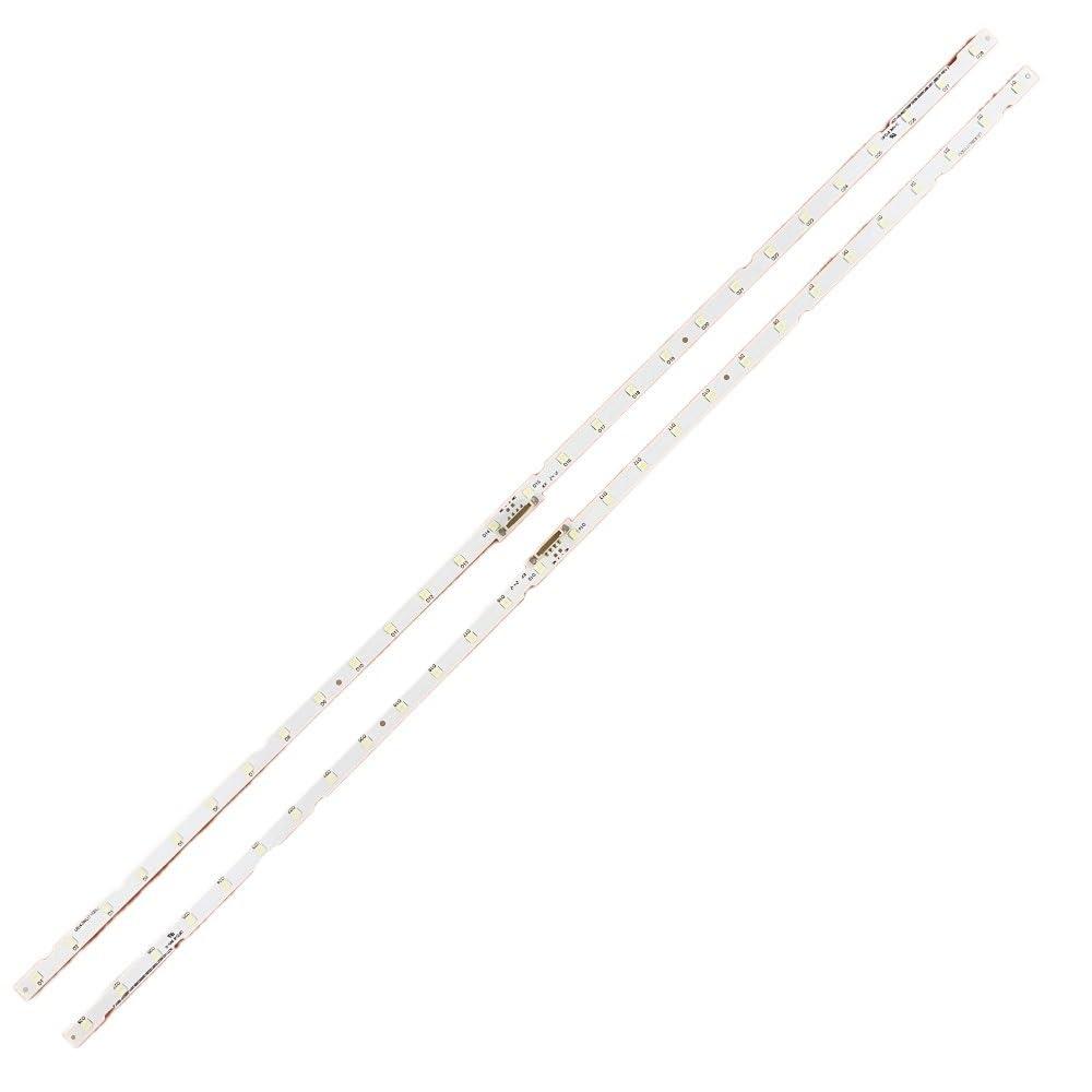 LOCLPCKGYA 2pcs LED Backlight Strip Fit For Samsung UE43NU7192U UE43RU7092 UN43NU7100 UE43NU7140 UE43NU7125 UN43RU7400G UE43RU7100U BN61-15482A(2 PCS For 1 TV)