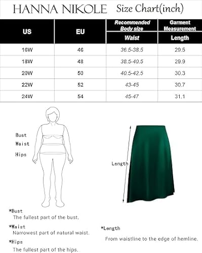 Hanna Nikole Women's Satin Skirt Long High Waist Skirt Summer Midi Business Skirt with Zip Elegant Silk Midi Skirt - Image 5