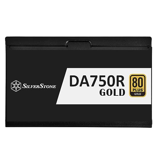 Image of SilverStone Technology DA750R Gold 750W 80 Plus Gold ATX 3.0 & PCIe 5.0 Modular Power Supply, SST-DA750R-GM
