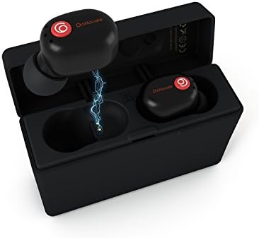 GoNovate Gemini+ Smallest True Wireless Earbuds with 3000 mAh Charging Case, Supports Track Control, True Stereo Audio Stereo Headphones for Music and Calls