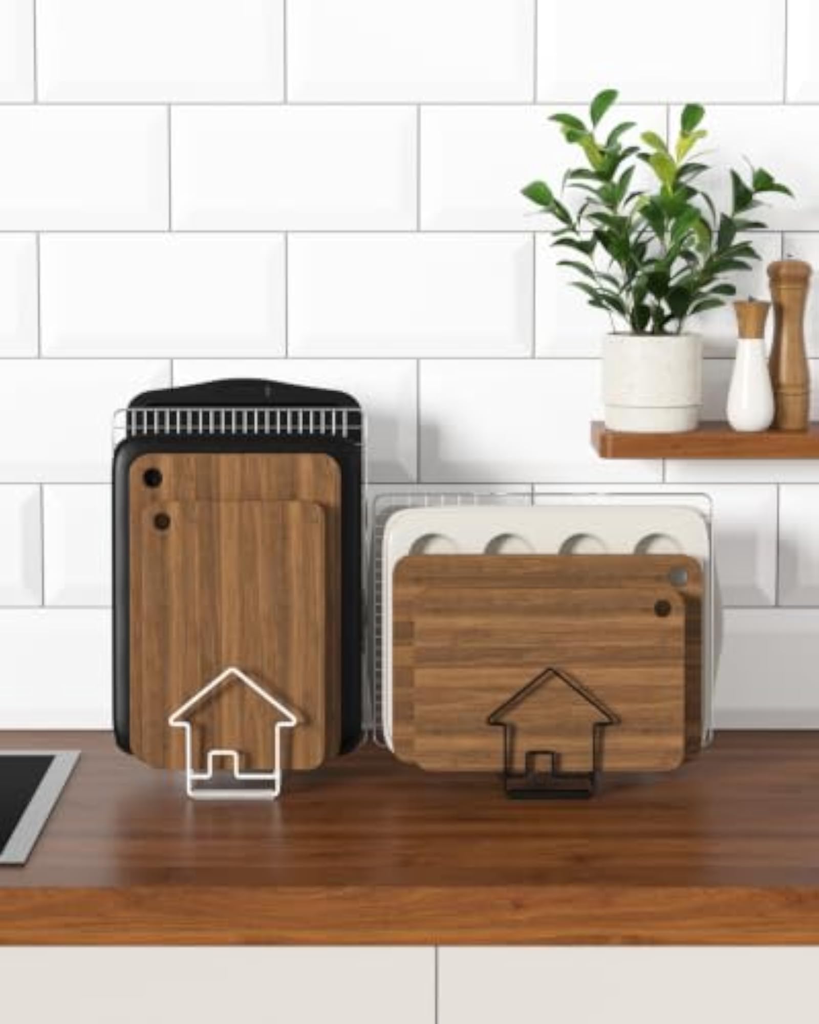 Cutting Board Holder Drying Rack Stand