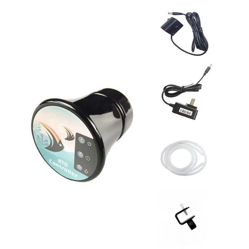 Aquarium Marine Reef Fish Tank Automatic Auto Top Off Water Filler Water Level Controller Smart Top Up ATO System Suitable for Transparent containers (Max Tank Thickness 12.5mm)