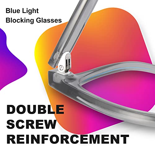 Image of VISOONE Blue Light Blocking Glasses Square with Anti Computer Glare for Gaming Women and Men MONTANA