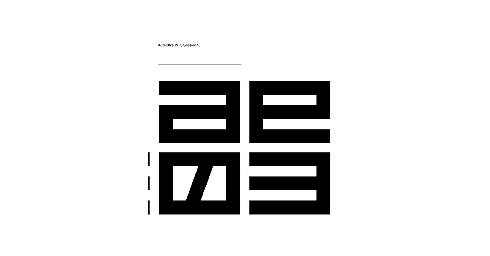 洋楽 Autechre NTS Sessions CD box Autechre – NTS Sessions – Box Set (Compilation, Limited