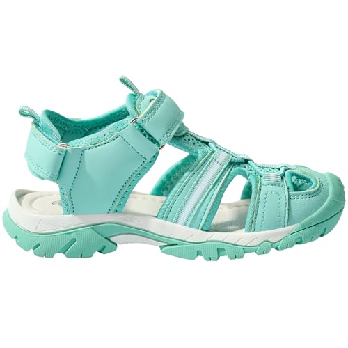 Image of TZJS Girls Boys Sandals Kids Closed Toe Outdoor Hiking Sandal Lightweight Athletic Adjustable Straps Summer Shoes for Toddler /Little Kid