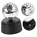 Cenroelon For Restaurant Bar for Outdoor and Stage Use Led Table Lamp Rotating Mirror Ball Battery-Powered