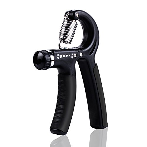 BOGI Hand Grip Strengthener Strength Trainer Therapy Hand Gripper - Adjustable Resistance 22-110