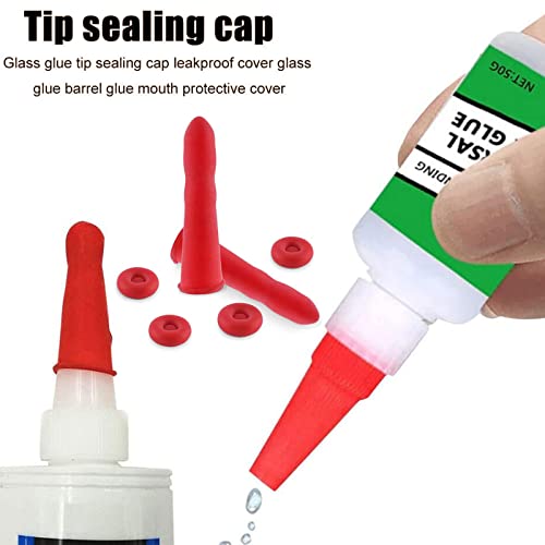 Tapones de silicona para sellar tubos de masilla, 30 pcs miniatura 5
