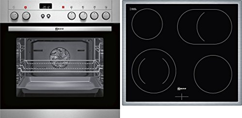 Preisvergleich Produktbild Neff Einbau-Herdset X35E4 Herd + Glaskeramik-Kochmulde + Auszug, EEK: A