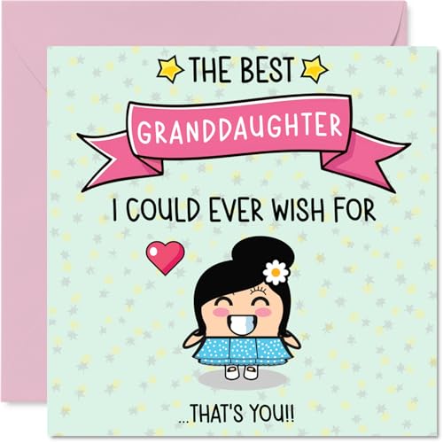 Stuff4 Granddaughter Birthday Card, The Best I Could Ever Wish For