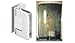 CRL Trianon 092 Series Satin Chrome 90176; Glass-to-Glass Hinge