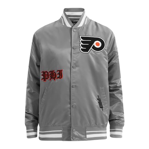 Image of Pro Standard Mens NHL Old English Satin Jacket