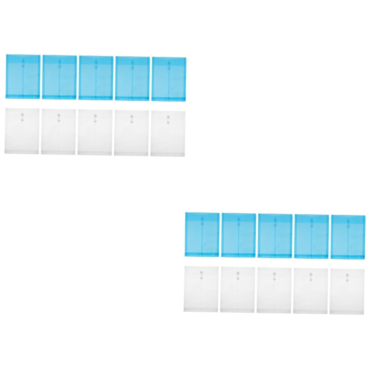 File bags transparents Operitacx par 2 pour documents et maison - 8