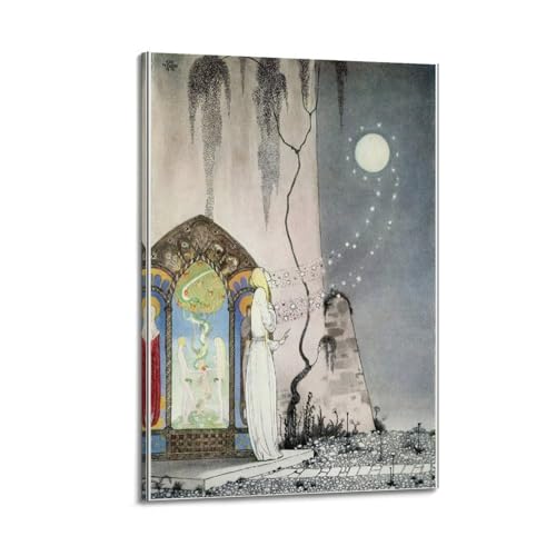 Poster magique Kay Nielsen She Breathed on The Moon déco maison