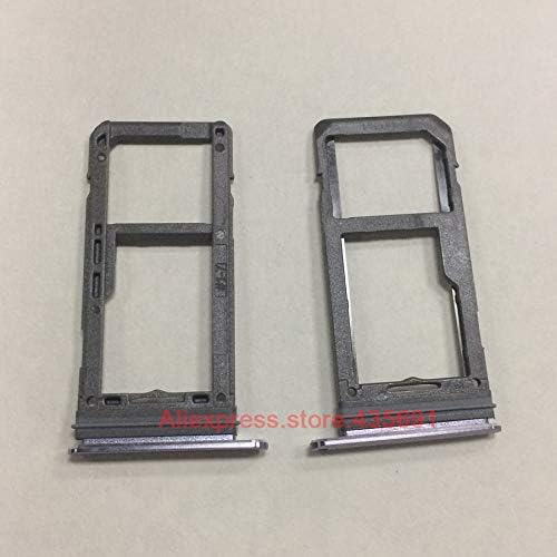 Lysee Mobile Phone Flex Cables - 100PCS/lot OEM Micro SD Slot Single Sim Card Tray Holder Frame For Samsung Galazy S8 G950 S8+ Plus G955 Replacement Parts - (Color: LIGHT BLUE)