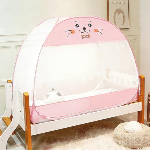 Mengersi Baby Crib Tent,Pop Up Crib Tent to Keep Baby...