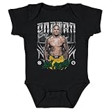 500 LEVEL Alex Pereira UFC Baby Infant One-Piece Bodysuit (Black, 6M) - Alex Pereira Grunge Tone WHT