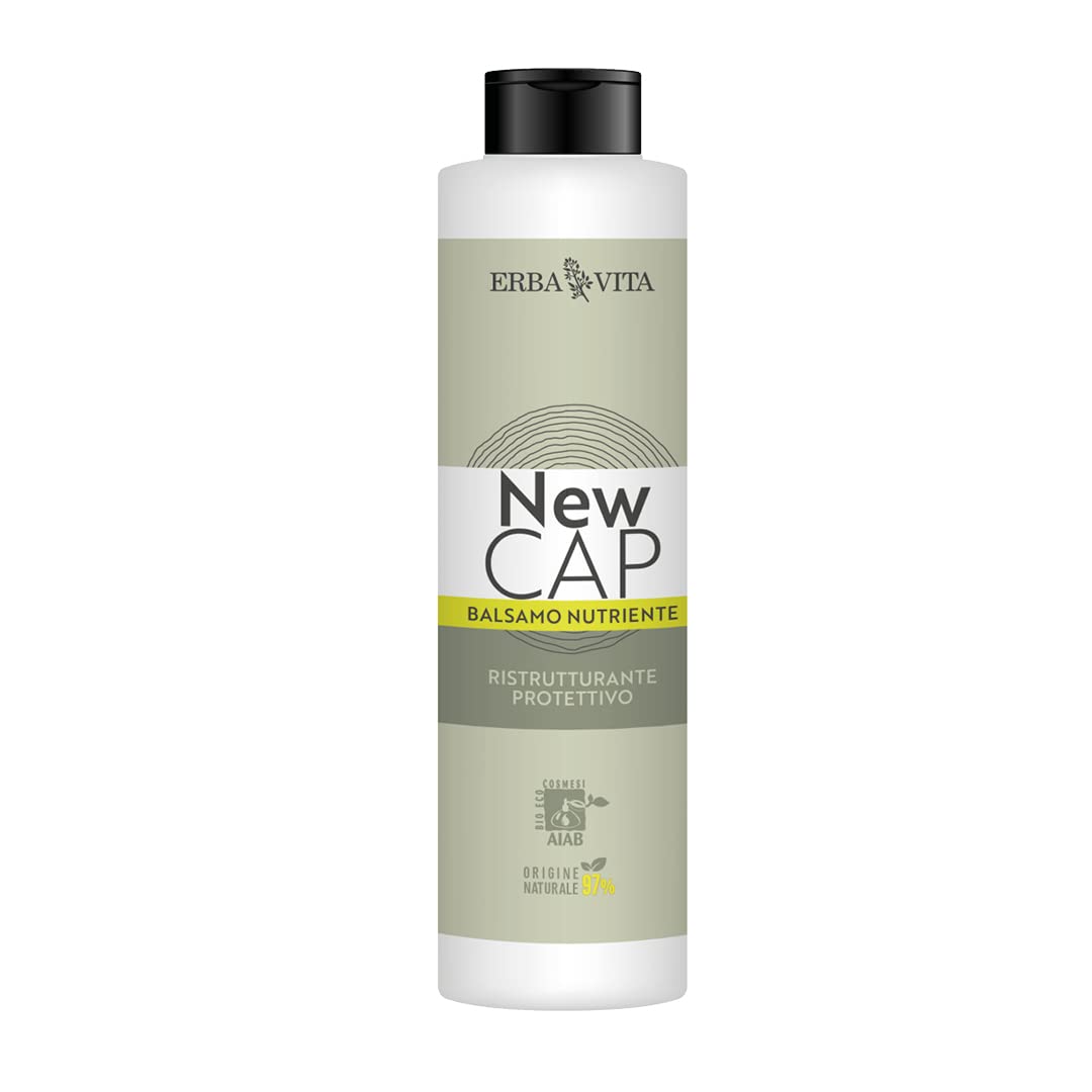 ERBA VITA Newcap Balm Nourishing Cosmetic Product Formulated to Deeply Detangle and Nourish Hair - 250ml