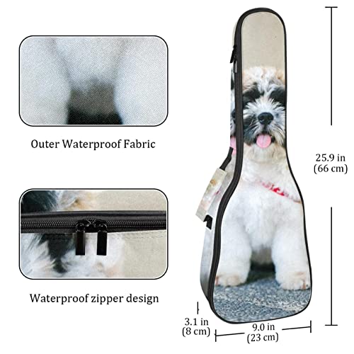 Housse pour ukulélé Shih Tzu – Rembourrage épais en éponge de 10 mm – 53,3 cm – Avec sangles réglables pour concert… - Les Beatles, Paul McCartney, John Lennon, RIngo Starr, George Harrison Housse pour ukulélé Shih Tzu - Rembourrage épais en éponge de 10 mm - 53,3 cm - Avec sangles réglables pour concert… – Image 5