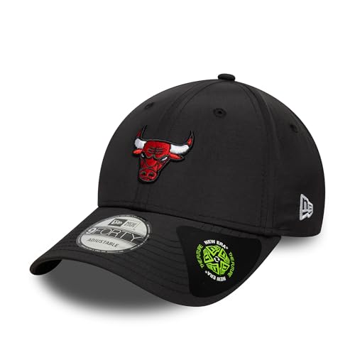 Casquette New Era 9Forty Chicago Bulls Noir chapeau ajustable Strapback MIDI homme femme