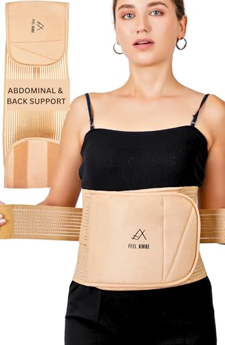 Image of Maternity Postpartum Belt for after Delivery (c section & normal), Waist & Abdominal Support after C-Section - after Pregnancy Recovery Belt, Back Pain relief belt, belly shaper, tummy tucker (L to XL)