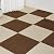 LOPYXBR 24PCS Peel And Stick Carpet Tiles Khaki And Brown Carpet Squares 12" X 12" Stick On Floor Carpeting Tile Self Adhesive Carpets Square for Floor Kitchen Living Room Basement, Coverage 24 Sq. Ft