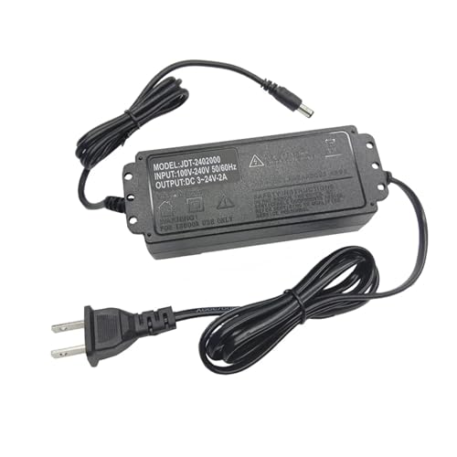 Adaptateur réglable 3V à 24V 2A avec affichage LED alimentation régulée