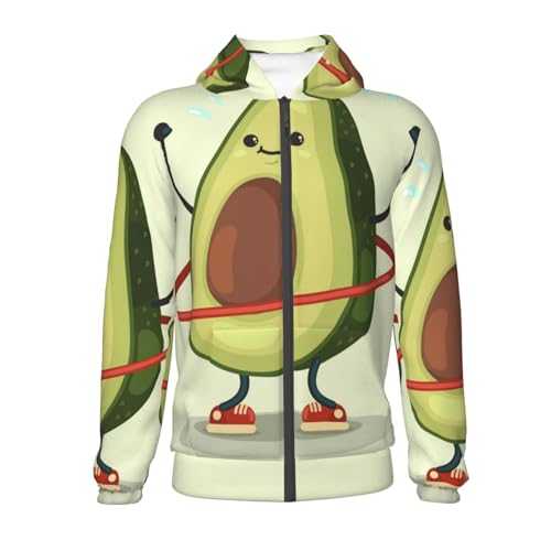 Mushrooms and Skull Kid Hoodies Boys Zip Up Sweatshirts Girls Pullover with Pocket2