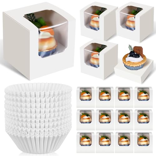 Cupcake Wedding Boxes fit one standard size cupcake