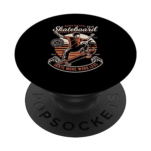 Beach Festival 2019 Skateboard World Competition Skate More PopSockets Swappable PopGrip