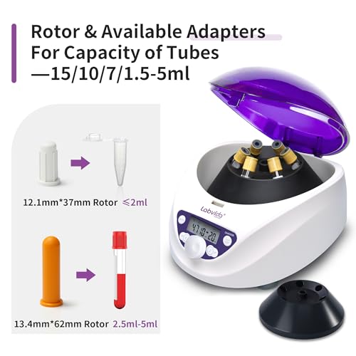 Lab-PRP-Benchtop-Centrifuge-Machine-6x15mL10mL7mL15-5ml-Speed-Range-from-300-5000RPMMax-2600-x-g-RCF-Timer-30sec-99min-with-2-Quick-Start-Programs-LVAI001